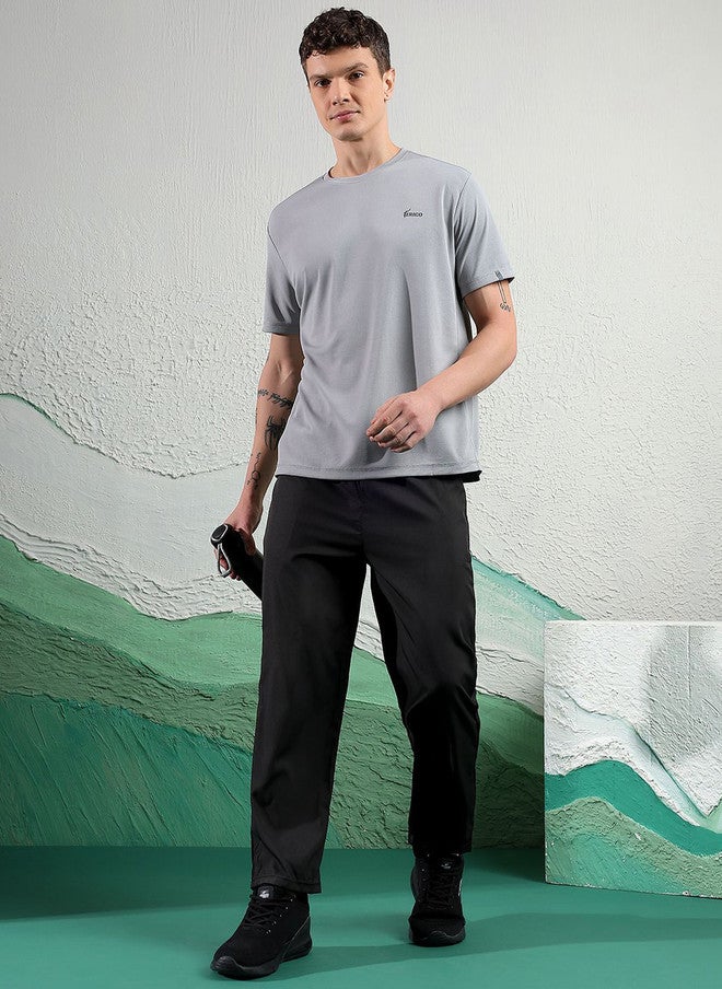 POPCULTR Black Wide Leg Trousers for Men - Image 5