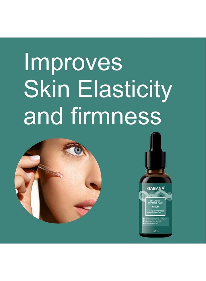 GABANA Collagen Peptides Plus Face Serum for Dull and Ageing Skin (Pack of 5, 30 ml)|face serum for Men and Women Face Serum for Glowing Skin Serum for Acne and Dark Spots Remove Serum for Dry Skin| - Image 2