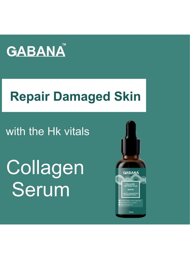 GABANA Collagen Peptides Plus Face Serum for Dull and Ageing Skin (Pack of 5, 30 ml)|face serum for Men and Women Face Serum for Glowing Skin Serum for Acne and Dark Spots Remove Serum for Dry Skin| - Image 5
