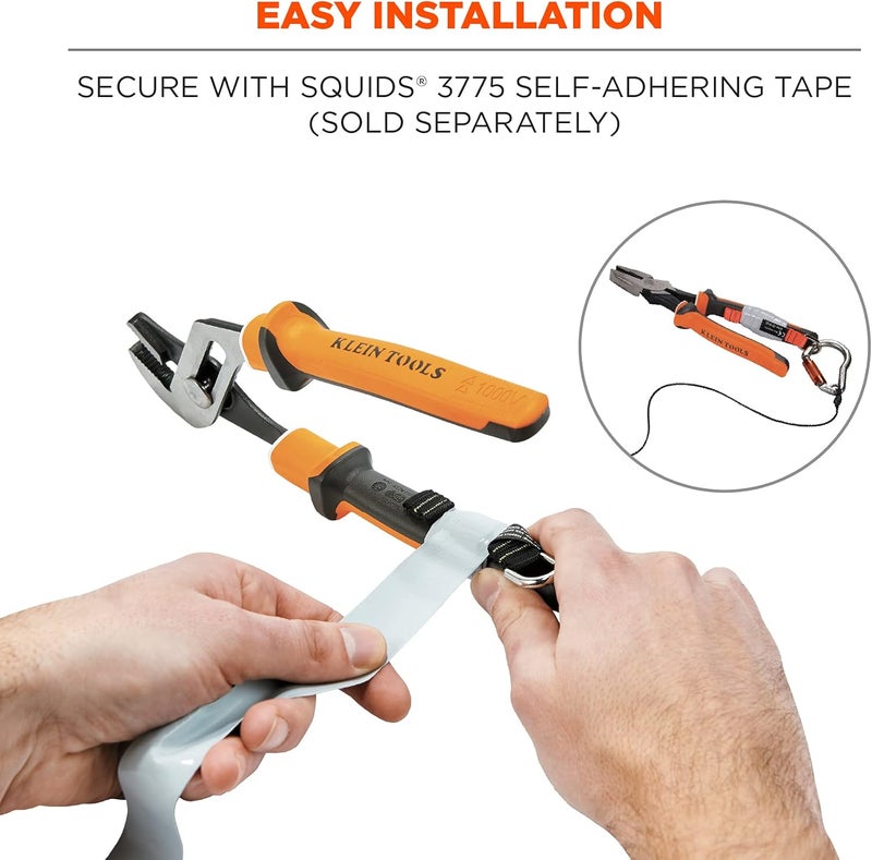 Ergodyne Squids 3700 Web Tool Tail Attachments 6Pack 2 Pounds Medium Length45Orange - Image 4