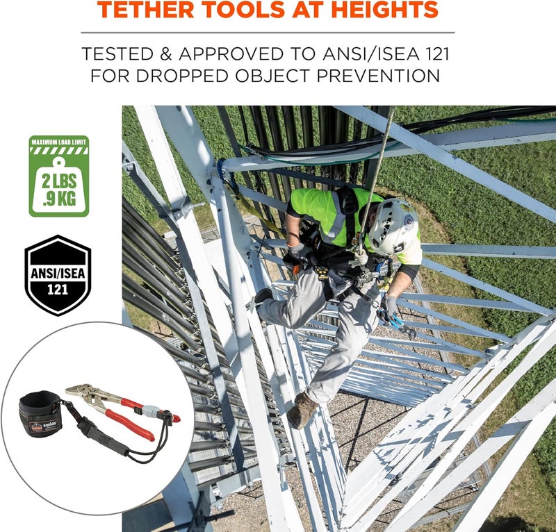 Ergodyne Squids 3700 Web Tool Tail Attachments 6Pack 2 Pounds Medium Length45Orange - Image 2