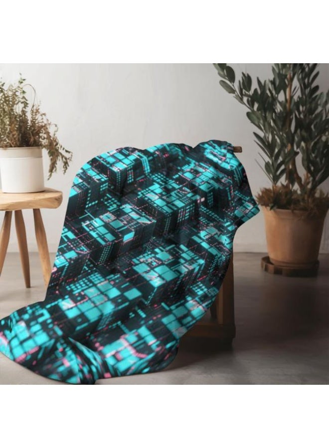 general Flannel thin blanket (warm and comfortable, suitable for sleep, gaming, dust removal and sandproof) 150cm*200cm - 217 - Image 5