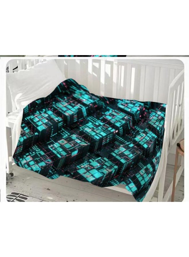 general Flannel thin blanket (warm and comfortable, suitable for sleep, gaming, dust removal and sandproof) 150cm*200cm - 217 - Image 3