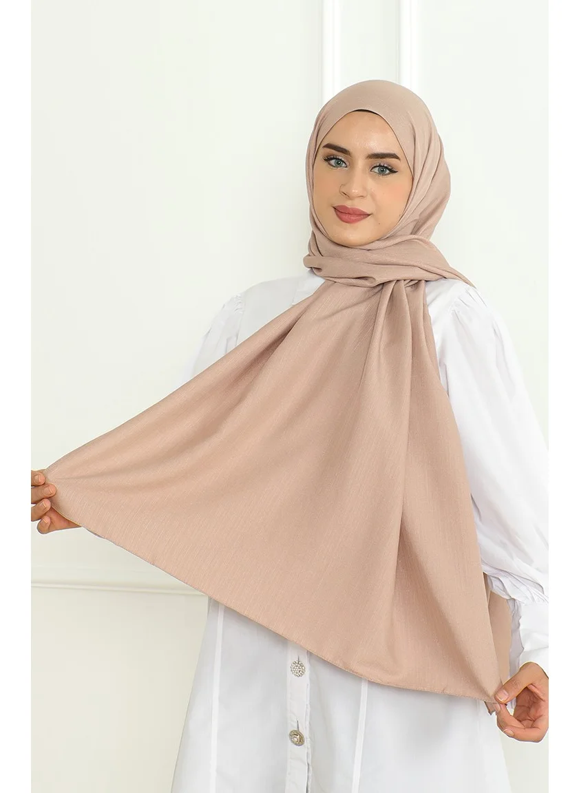 Sefa Merve Armül Shawl 81076-10 Milk Coffee