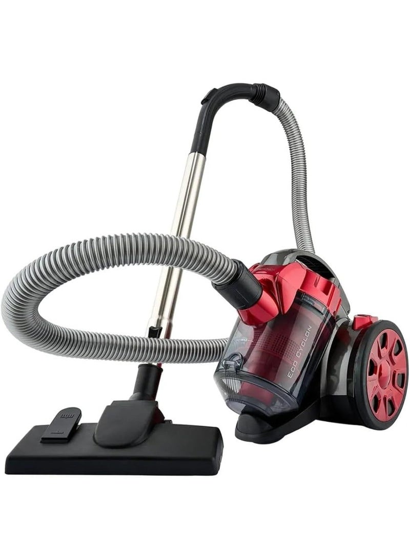 DENX DX2905 2.2L Bagless Vacuum Cleaner 1200W Powerful Suction Compact Canister Lightweight Multi‑Surface Low Noise Easy Dust Emptying for Home Use Multicolor - Image 1