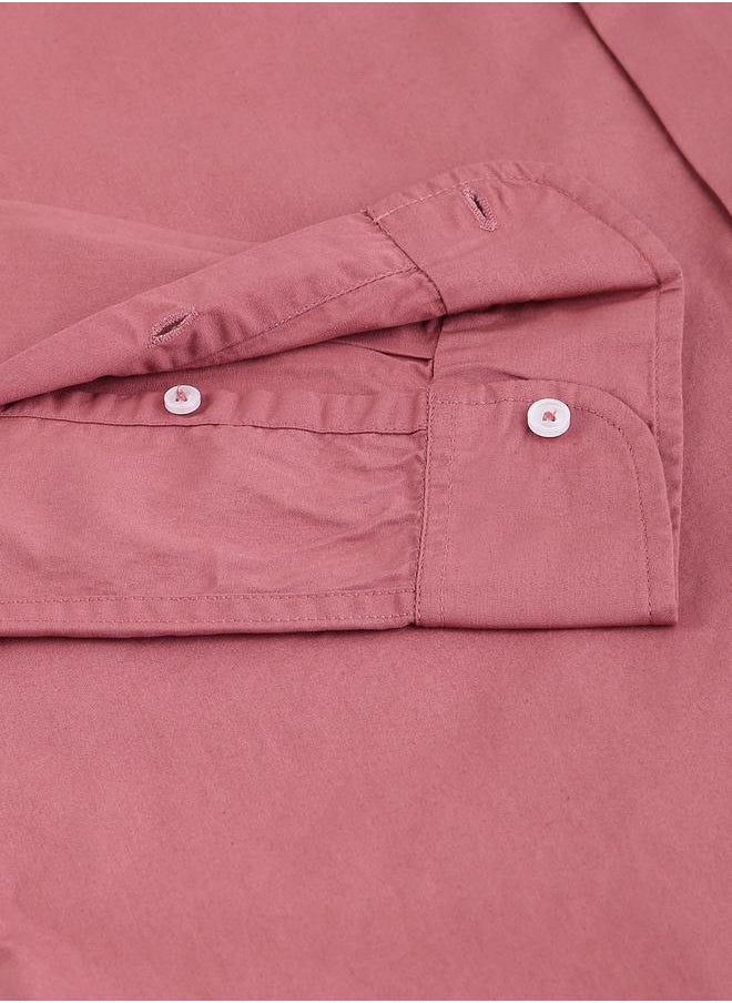 Men's Dusty Pink Slim Fit Casual Spread Shirt - pzsku/Z821B69AE6C64EEEE73C5Z/45/_/1725724823/61b6359d-24a2-4ce0-86e3-66ed9bb4b49d