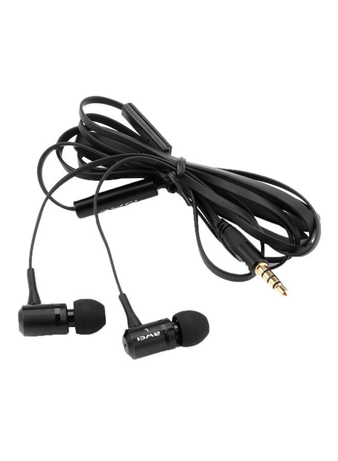 NIBEMINENT In-Ear Earphones With Mic Black