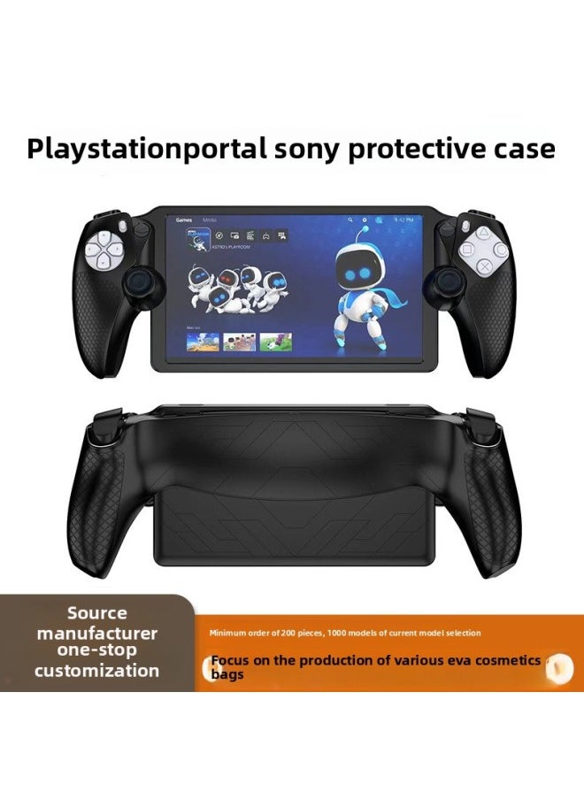 Generic For Sony PlayStation Portal Remote Play Streaming Handset Silicone Full Cover-Product Color:Black  - Image 2