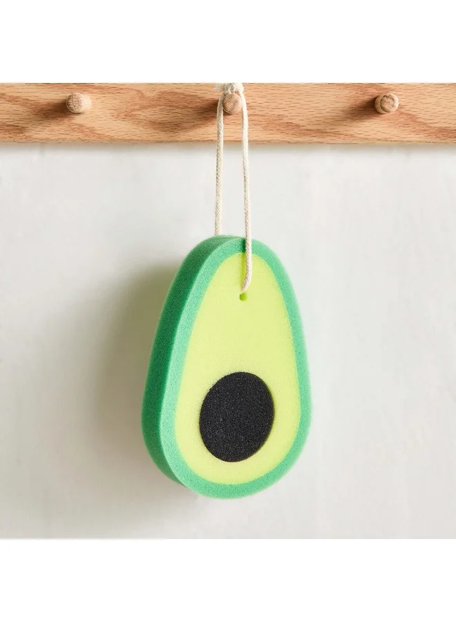 Home Box Avocado Bath Sponge 10.8 x 16 x 3 cm