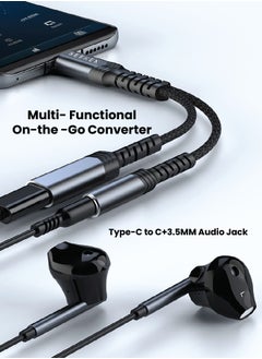 Seeken SEEKEN Type-C to 3.5mm Audio Jack Coverter -Black | Braided Cable | AUX | Premium Design | High-Quality.  - Image 4