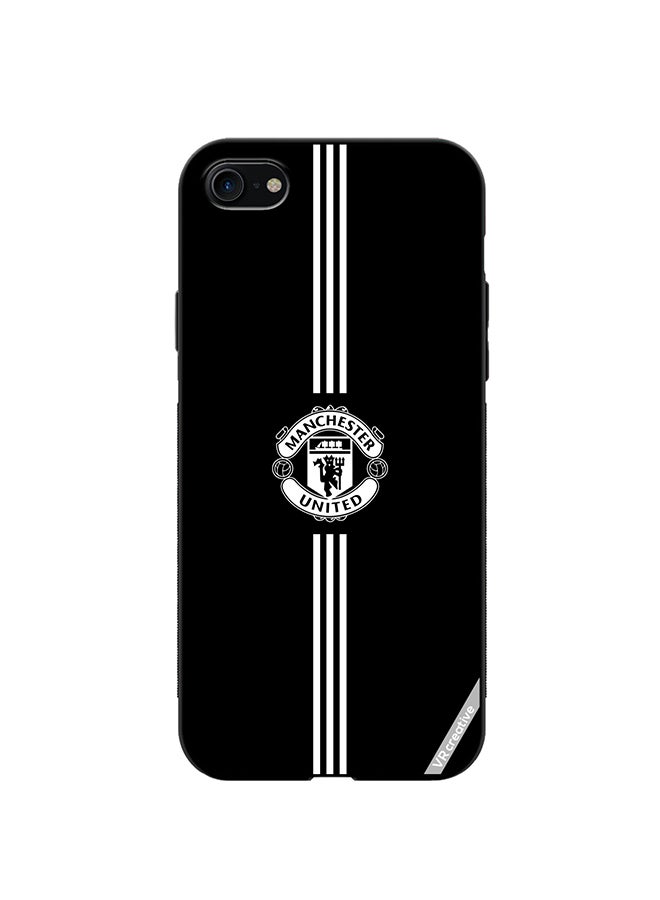 VR CREATIVE غطاء حماية لجهاز آبل آيفون 7/8/SE 2020 بتصميم مانشستر يونايتد متعدد الألوان - Image 1