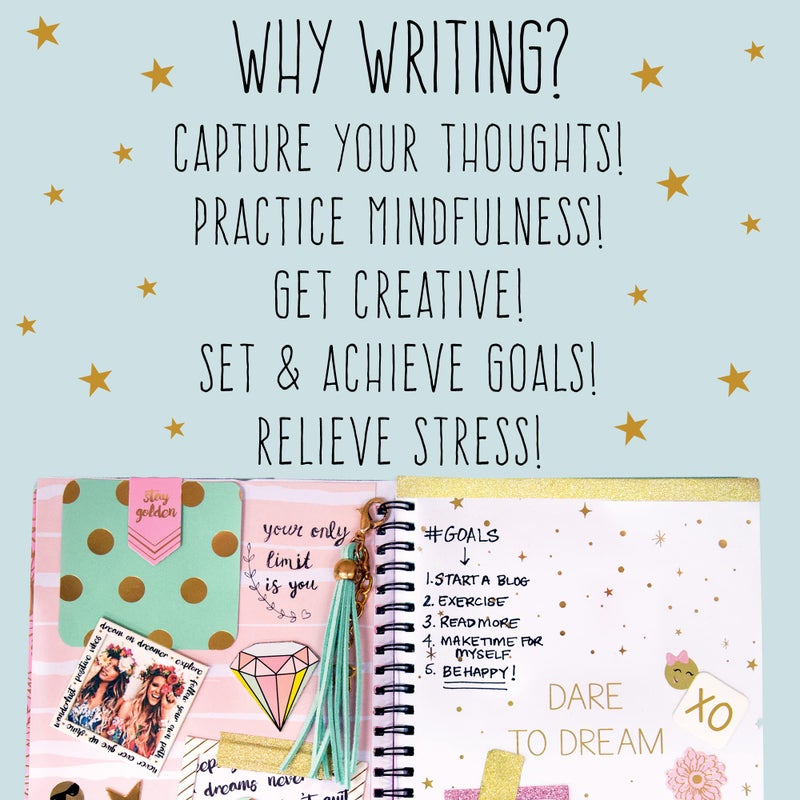STMT D.I.Y. Dreamers Become Doers Journaling Set, Stationery Set, Bullet Journal Kit, Journaling Kit, Journals for Teen Girls, DIY Journal Set for Girls Ages - 8+ - Image 4