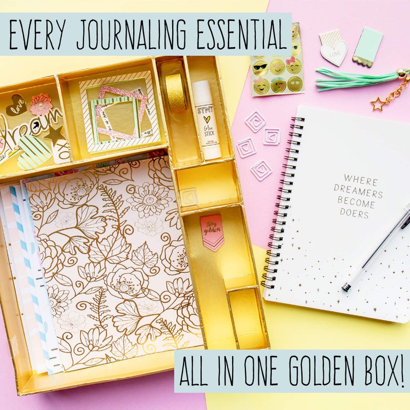STMT D.I.Y. Dreamers Become Doers Journaling Set, Stationery Set, Bullet Journal Kit, Journaling Kit, Journals for Teen Girls, DIY Journal Set for Girls Ages - 8+ - Image 2