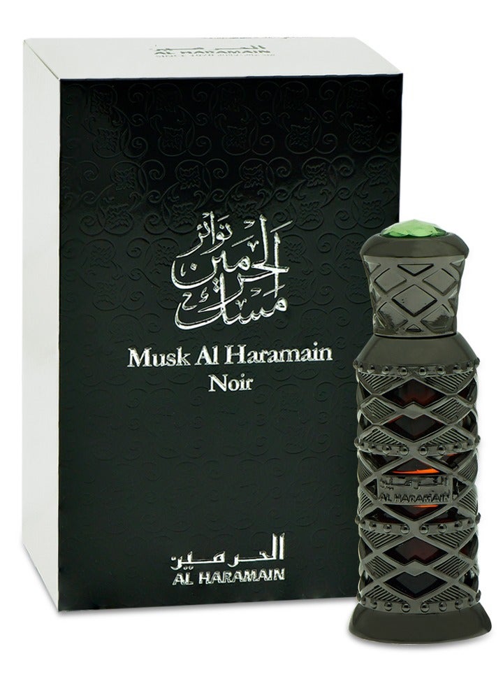 Al Haramain Musk Al Haramain Noir Attar Oil 12ml - Image 1