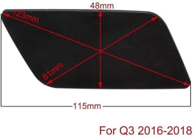 Wivplex Headlight Washer Nozzle Cover for Q3 2016-2018 - Image 5