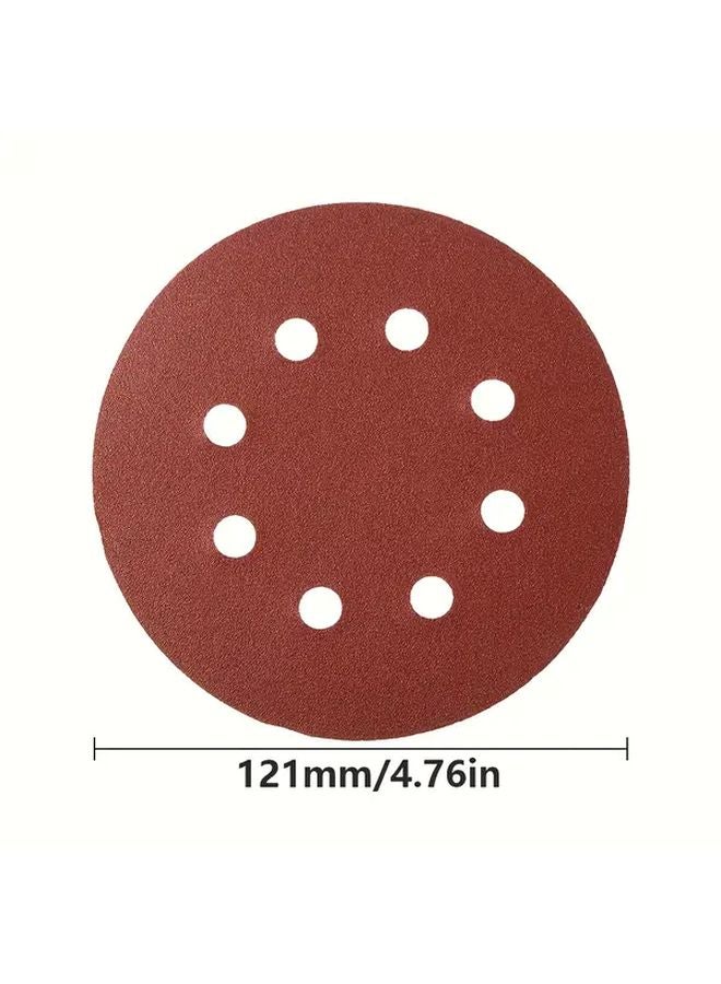 100PCS Hook And Loop Sanding Discs For Orbital Sanders Wood Metal Paint Preparation - Image 3