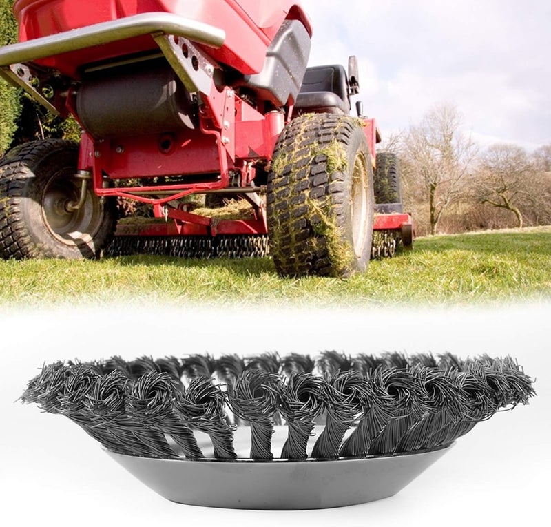 woobles Derusting Weeding Wheel, 8 Inch Weeding Wheel, Grass Strimmer Head, Great Workmanship Courtyard for Dust Removal Weeding Garden- - Image 3