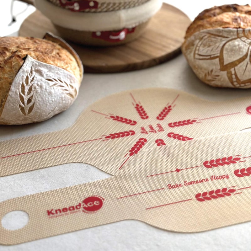 KneadAce Silicone Bread Sling Set Of Oval & Round with Long Handles, Nonstickï¼†Reusable Easy-Lift Baking Mat Easy Clean Dutch Oven Liners, Sourdough Baking Supplies, Ideal As Gift For Bakers - Image 2