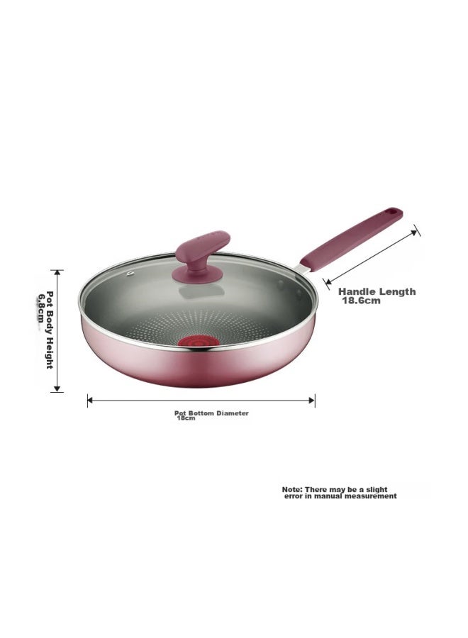 Supor, Fire Red Dot Oil-gathering Bottom Frying Pan, Flat Bottom Pan, Non-stick Cooking Pan, 26cm Steak Pan, Ej26hap10 - Image 4
