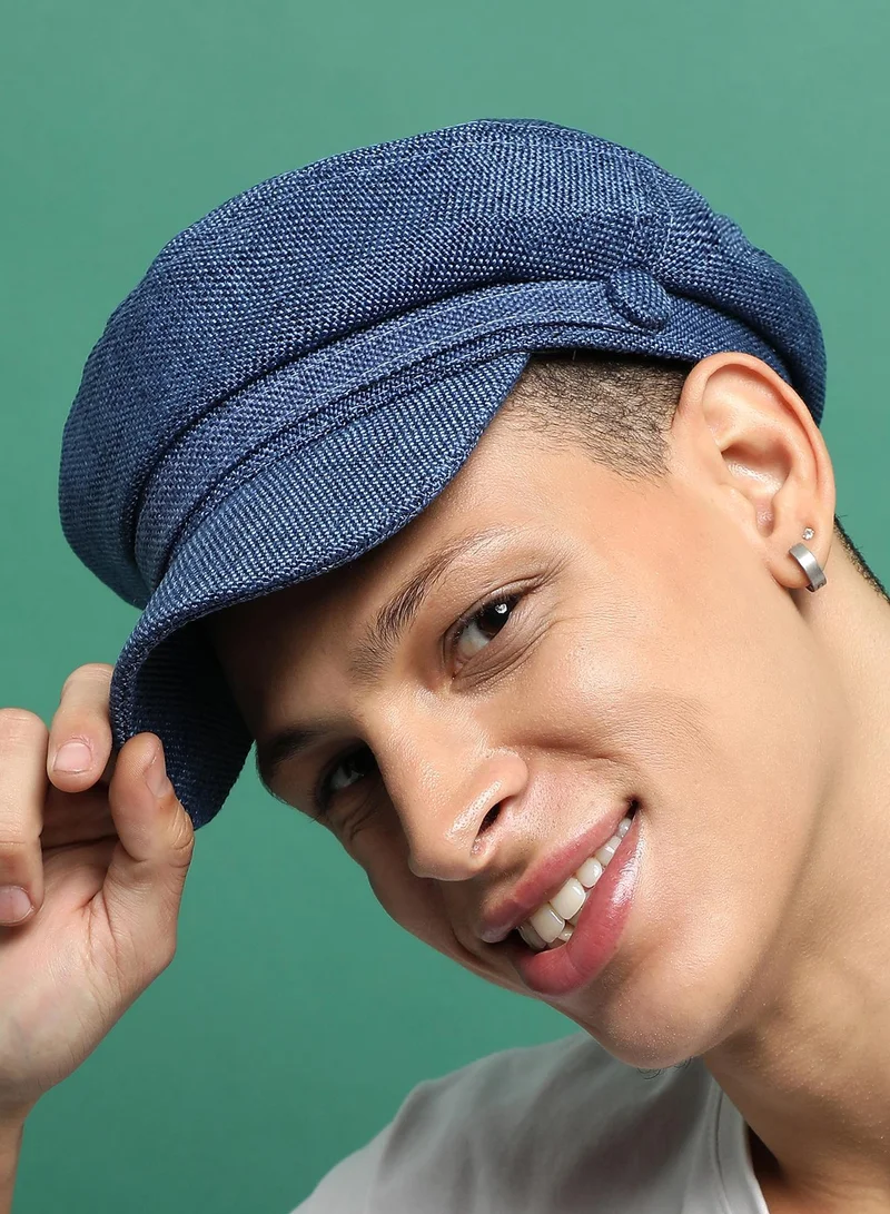 صوص هاوت قبعة بريتون فينتيج زرقاء