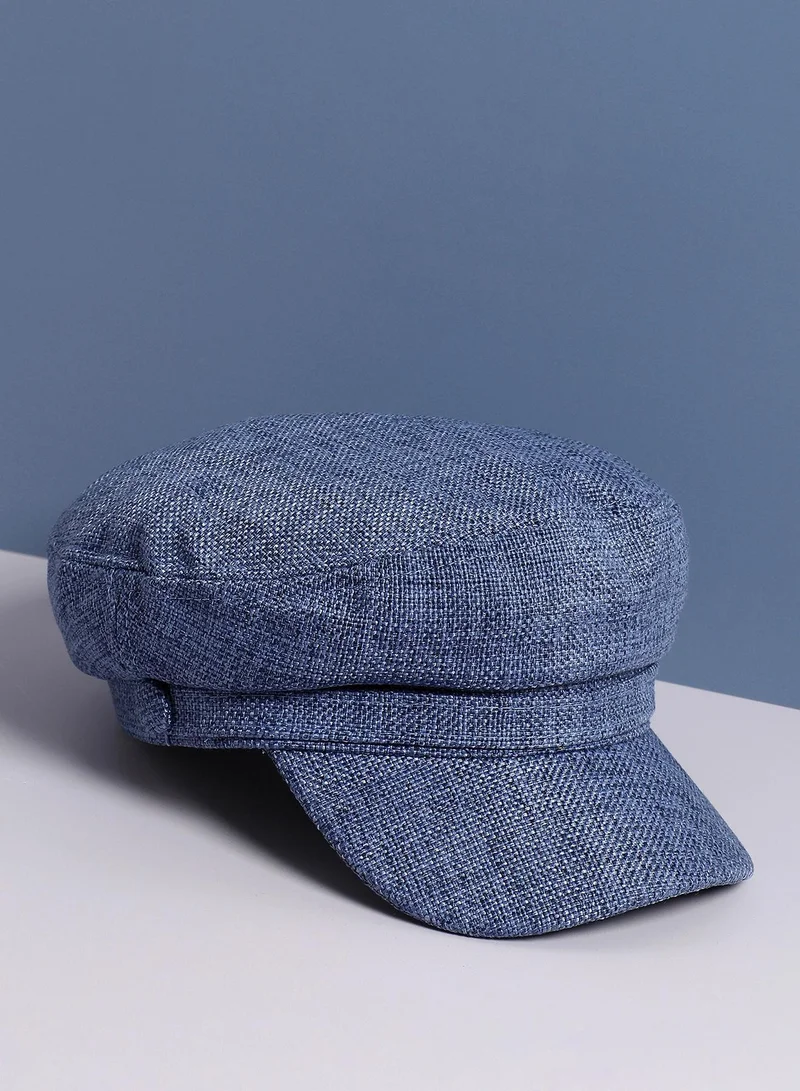 صوص هاوت قبعة بريتون فينتيج زرقاء