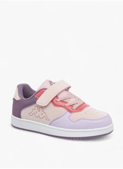 Kappa Girls Colourblock Low-Ankle Sneakers With Hook And Loop Closure  - Image 1