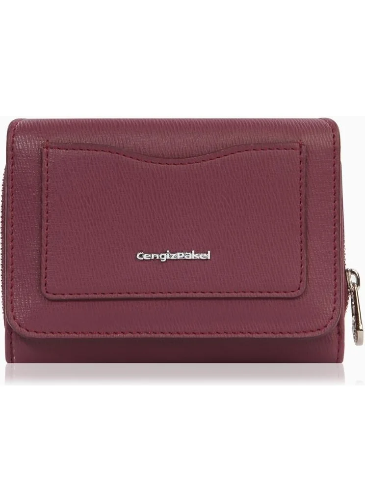Cengiz Pakel Mentor Women's Wallet-Portfolio 65239MN - Plum