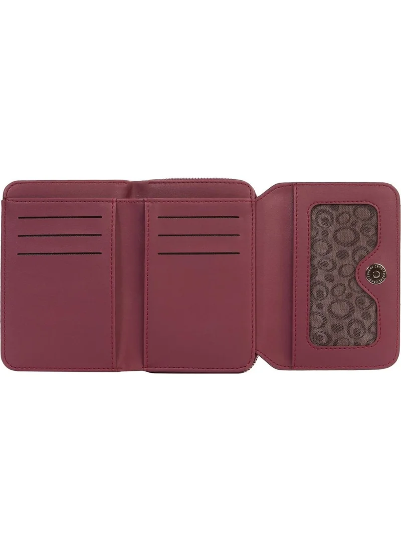 Cengiz Pakel Mentor Women's Wallet-Portfolio 65239MN - Plum