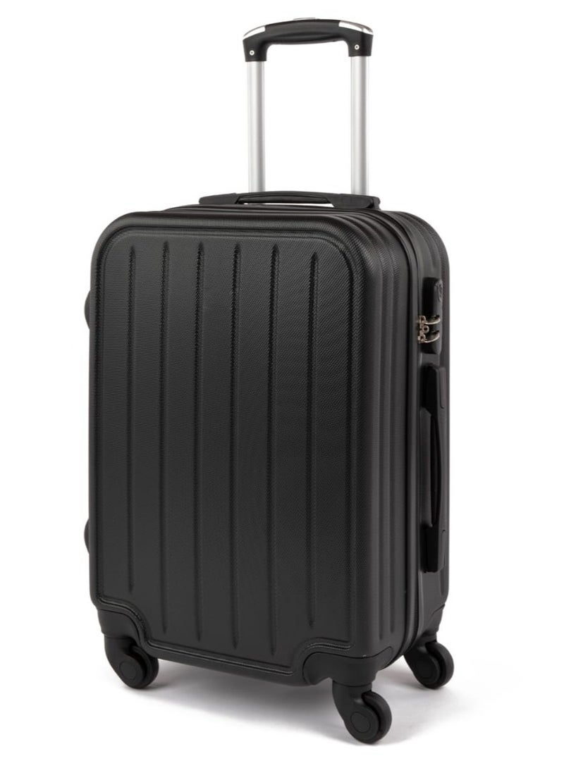 ليمرا طقم شنط سفر مكون من 6 حقائب أمتعة بـ 4 عجلات بتصميم حديث أسود - Image 2