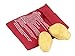 Cafurty 2 PCS Microwave Potato Bag Cooker Reusable Pouch Cooker Microwave Potato BagPerfect Potatoes Just in 4 MinutesRed - Image 4