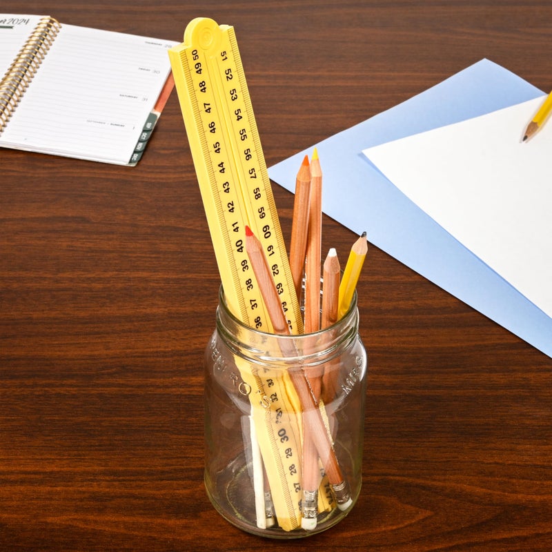 LEARNING ADVANTAGE Folding Meter Stick | Measure in Inches, Centimeters, Millimeters and Meters | Learn Metric and Imperial Measurement Systems - Image 2