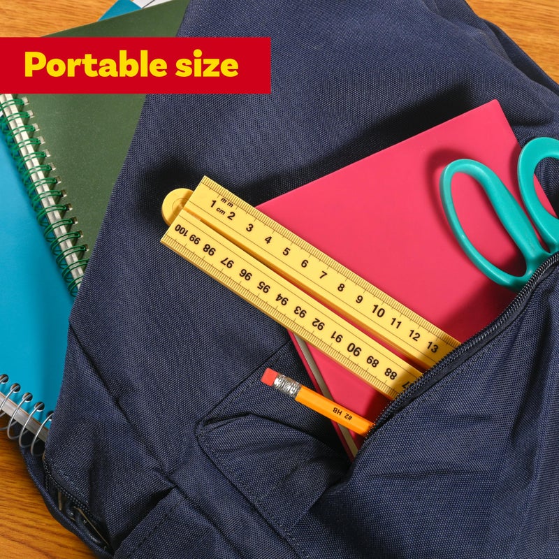 LEARNING ADVANTAGE Folding Meter Stick | Measure in Inches, Centimeters, Millimeters and Meters | Learn Metric and Imperial Measurement Systems - Image 4