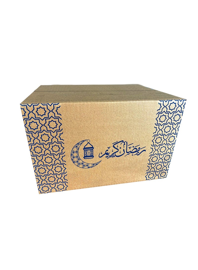 Baddar 25 pcs Ramadan Cardboard Boxes – Storage & Food Distribution (40×30×25 cm) - Image 1