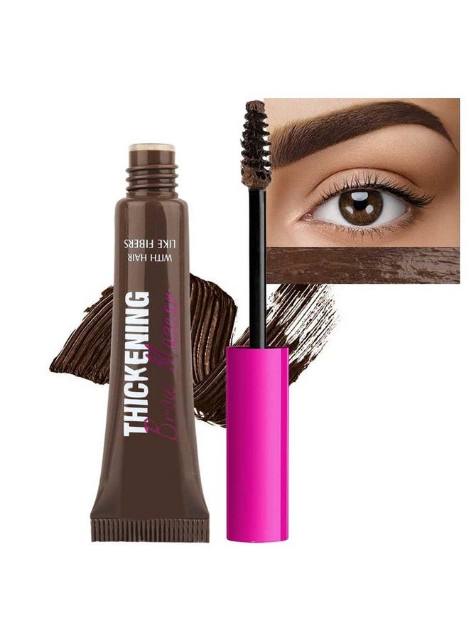 BINGBRUSH Tinted Thickening Brow Mascara,Brow Fast Sculpt,Waterproof, Transfer-proof, Brush to Fill in Eyebrows and Cover Gray Hairs - Cruelty Free - Light Medium Brown (1pc 07 Espresso)  - Image 1