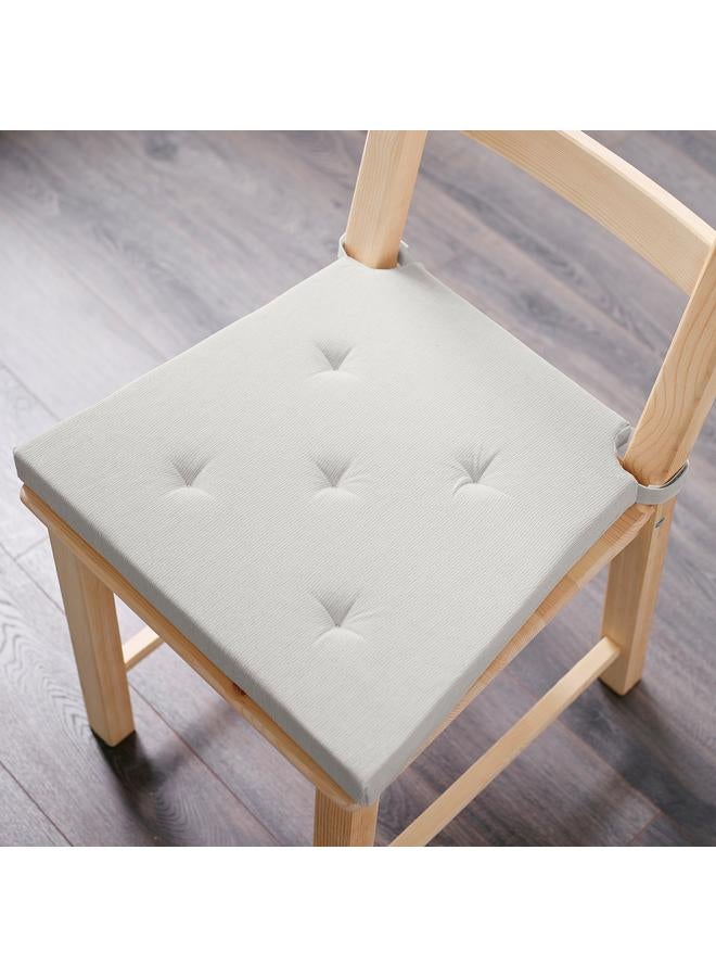 Zaboon Chair pad, natural, 42/35x40x4 cm - Image 4