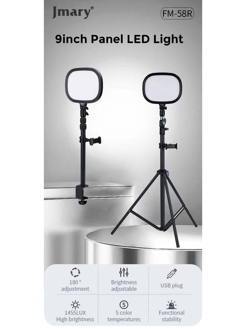 Jmary FM-58R 9inch Panel Led light photography video lamp - Image 4