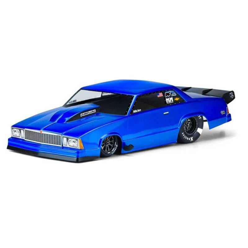 ProLine Racing 78 Chevy Malibu Clear Drag Body22SDR10Slash 2 Wheel Drive PRO354900 CarTruck Bodies Wings Decals - Image 2