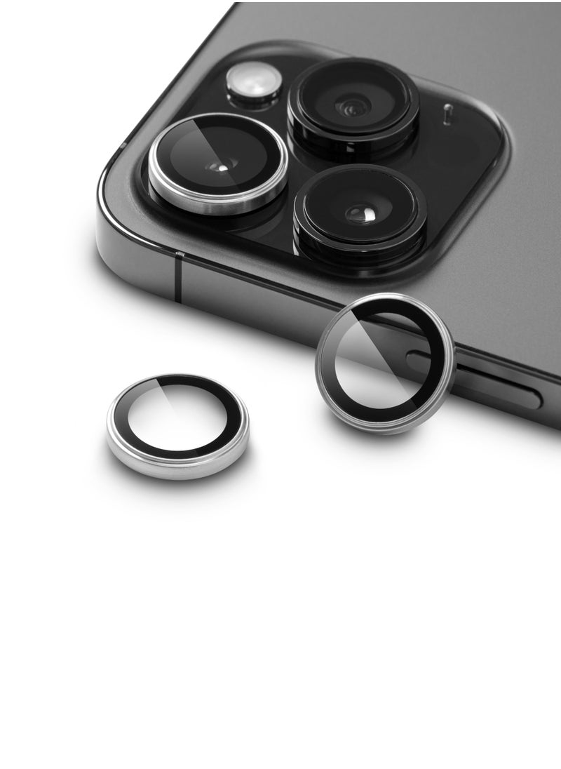 darc iPhone 14 Pro 3-in-1 Frame + Camera Protection + MagSafe Grip Silver  - Image 2