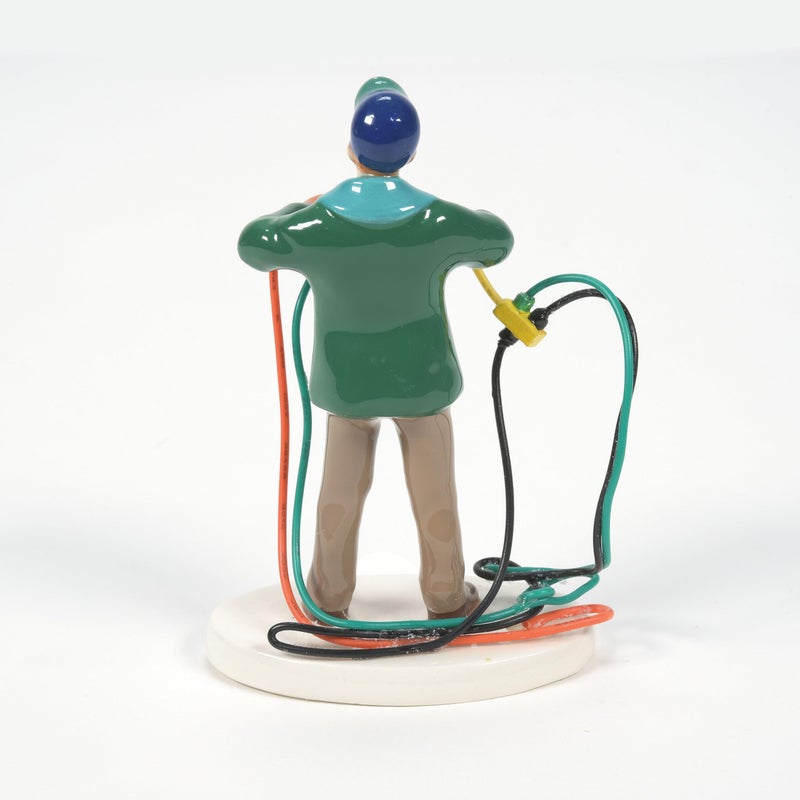 Department 56 Snow Village National Lampoon's Christmas Vacation Accessories Fire it Up Dad Figurine, 1.38 Inch, Multicolor - Image 1