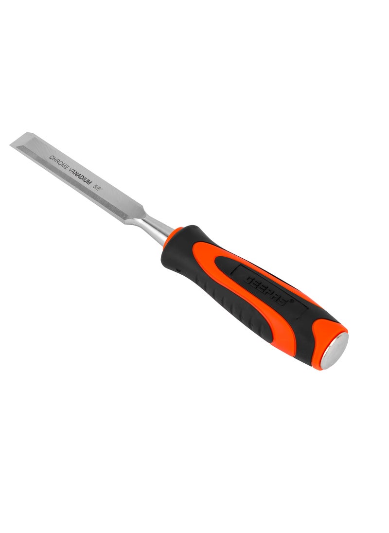 GEEPAS Geepas Toolz 5/8" Wood Chisel- GT59352, High-Quality Cr-V Construction, Induction Hardened, Equipped with TPR Handle, Light-Weight and Durable| Ideal for DIY, Home Improvement  - Image 1