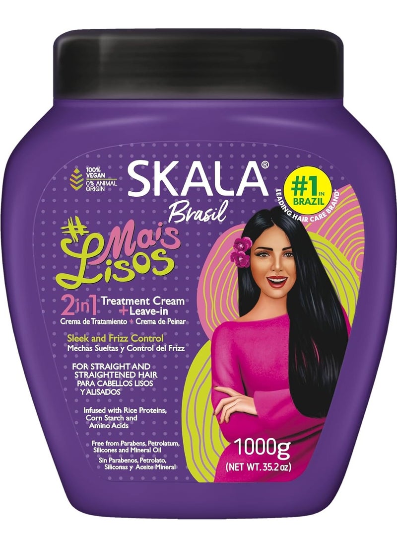 سكالا كريم علاج الشعر سكالا مايس ليسوس – 1 كجم – ترطيب عميق، مكافحة التجعد، إصلاح ولمعان – عناية نباتية - Image 1