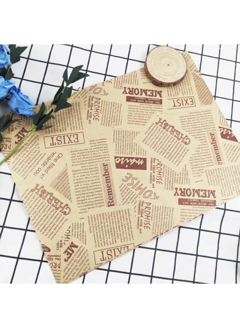 Eilimi 100 Sheets Bread Sandwich Burger Fries Food Grade Oil Proof Paper,Waterproof Baking Tray Liners for Baking,Restaurant/Hotel/Commercial(28x38cm) - Image 5