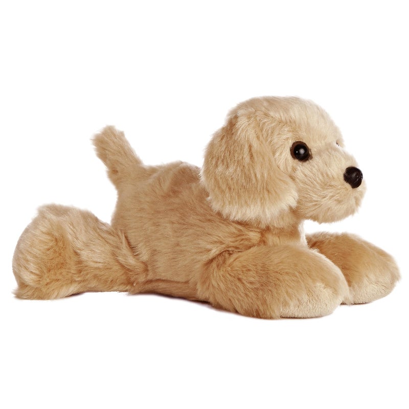 Aurora Adorable Mini Flopsie Golden Stuffed Animal Mini Companions Ready for Playful Adventures for Kids All Ages Toddlers Adults and Families Brown 8 Inches - Image 2