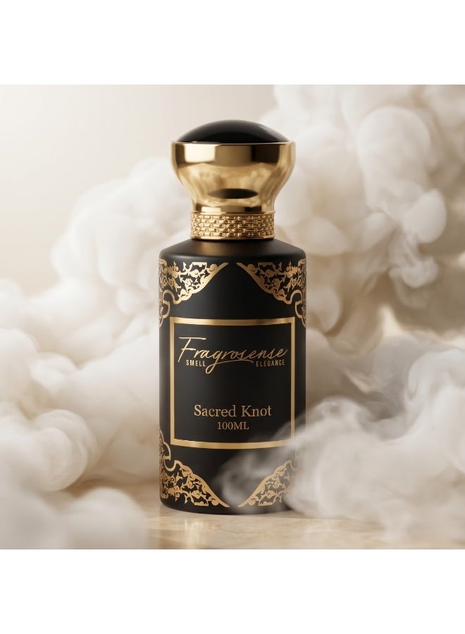 Fragrosense عقدة مقدسة - مسك أبيض وورد عطر ماء 50 مل – عطر زهري مسكي طويل الأمد للجنسين للرجال والنساء - Image 3