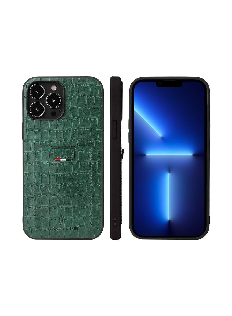 Suteni Leather Protective Back Cover Case Phone Case for iPhone