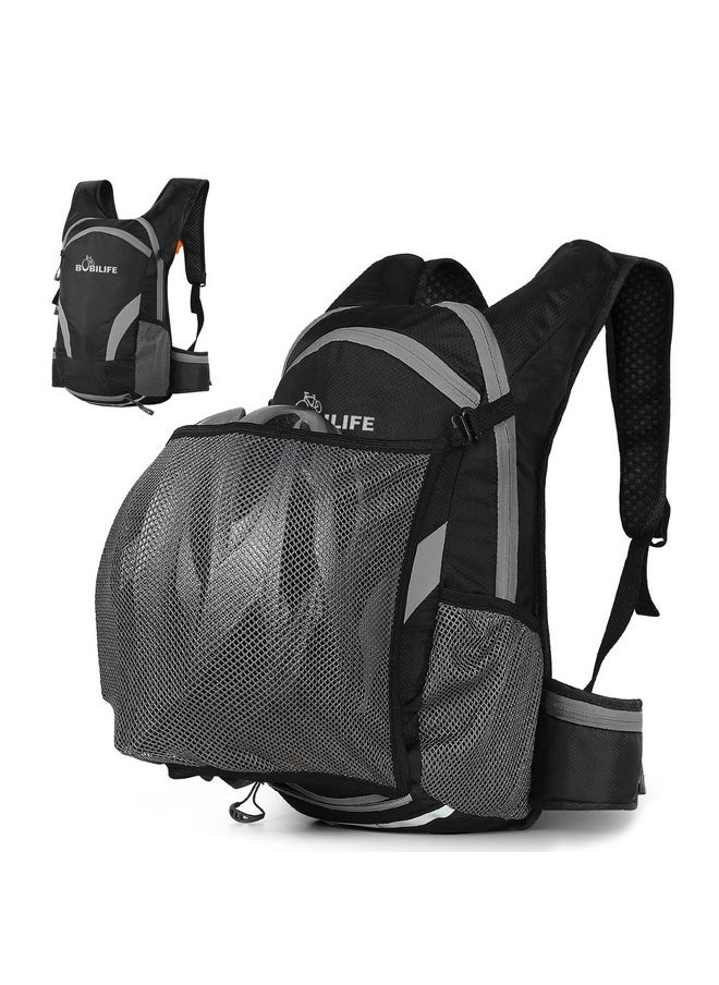 BOBILIFE - Bicycle Cycling Backpack - Water Resistant Biking And Bike Commuter Lightweight Backpack With Helmet Mesh Holder, Men And Women - Image 1