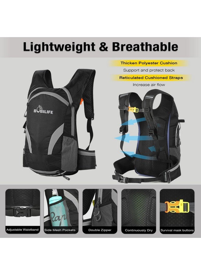 BOBILIFE - Bicycle Cycling Backpack - Water Resistant Biking And Bike Commuter Lightweight Backpack With Helmet Mesh Holder, Men And Women - Image 1