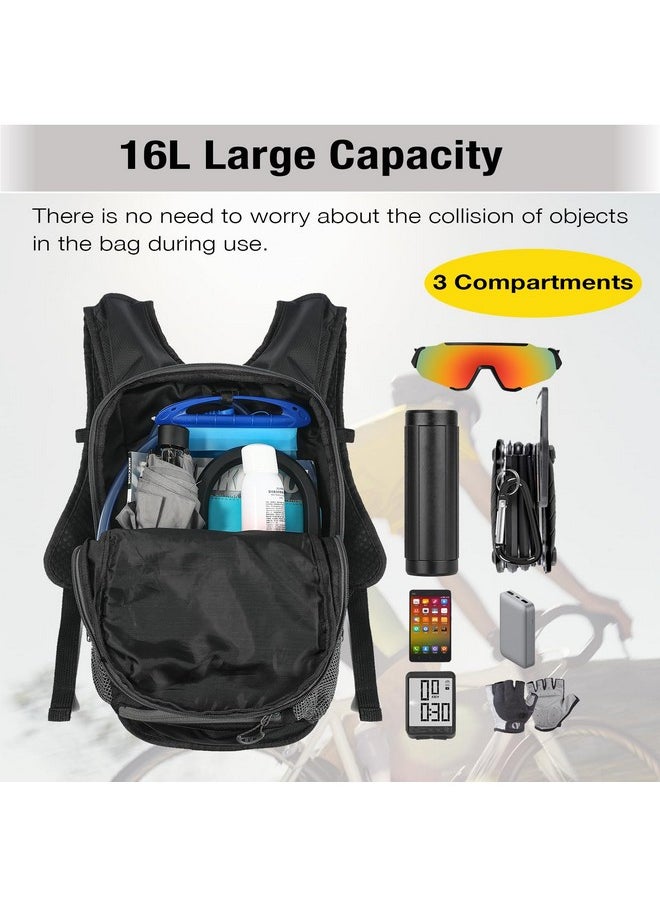 BOBILIFE - Bicycle Cycling Backpack - Water Resistant Biking And Bike Commuter Lightweight Backpack With Helmet Mesh Holder, Men And Women - Image 1