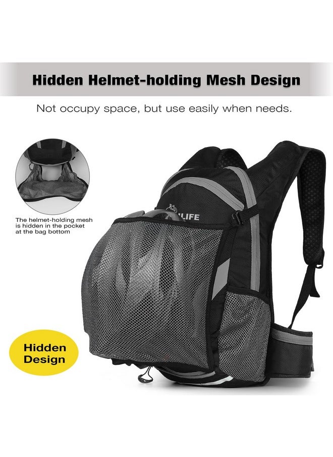 BOBILIFE - Bicycle Cycling Backpack - Water Resistant Biking And Bike Commuter Lightweight Backpack With Helmet Mesh Holder, Men And Women - Image 1