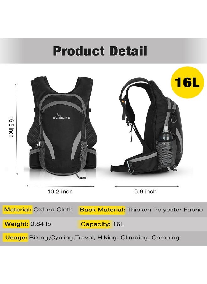 BOBILIFE - Bicycle Cycling Backpack - Water Resistant Biking And Bike Commuter Lightweight Backpack With Helmet Mesh Holder, Men And Women - Image 1